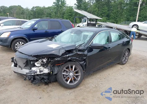 2020 Honda Civic Ex z USA, uszkodzony, nr VIN 19XFC1F36LE200837